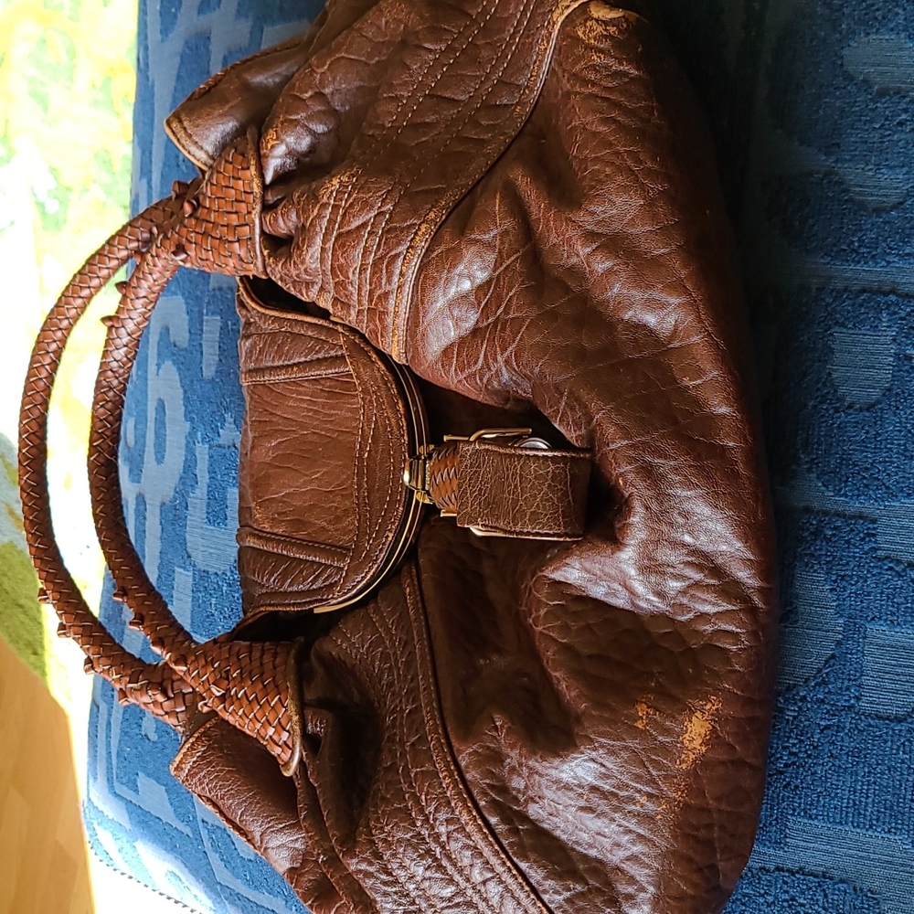 Fendi leather spy bag,  brown